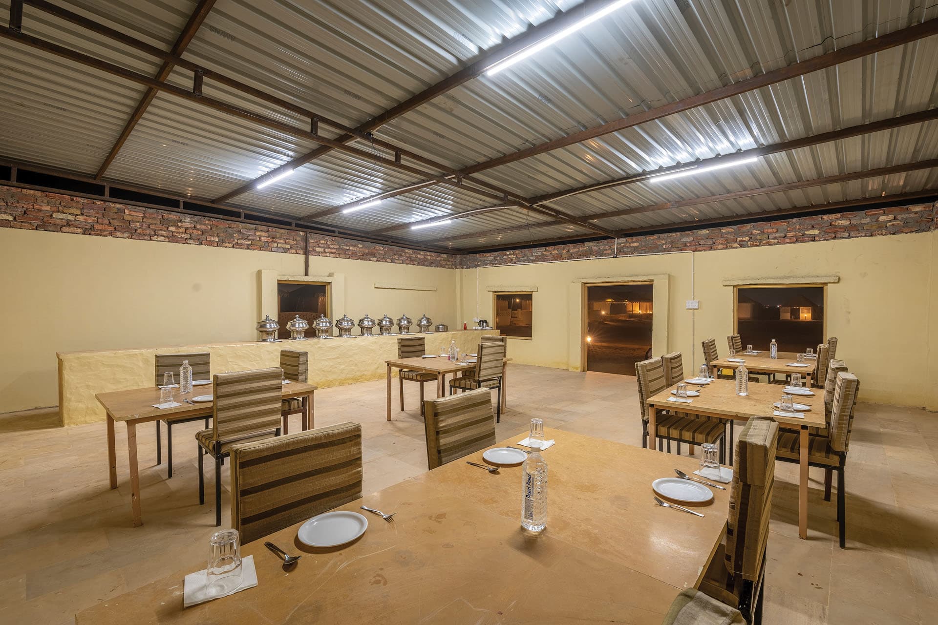 Dining at Thar Semi Camp