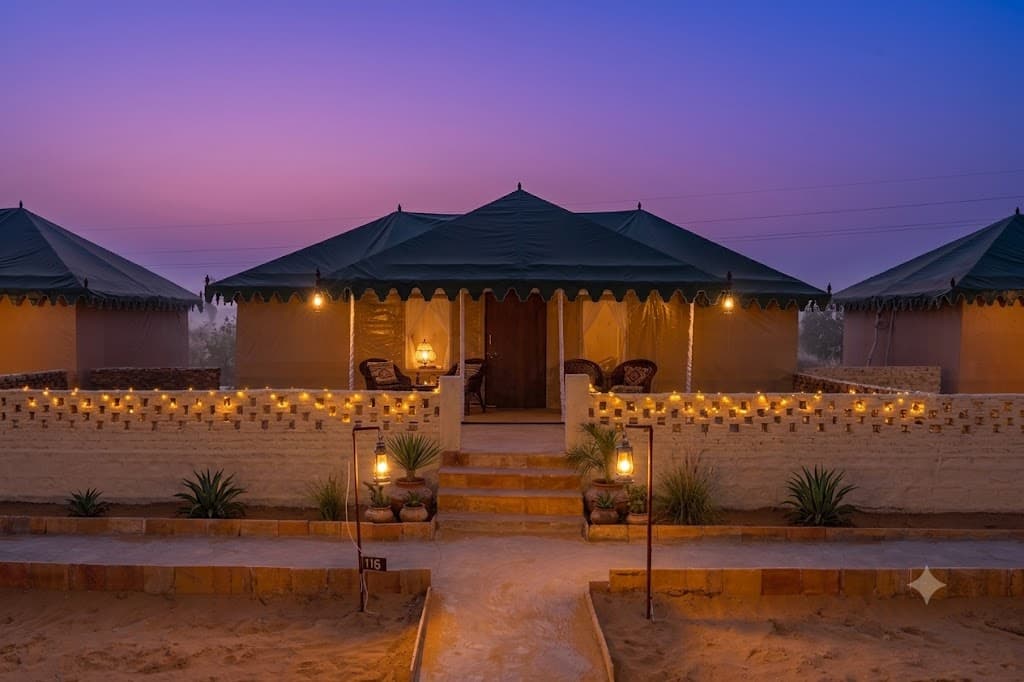 The Thar desert at golden hour